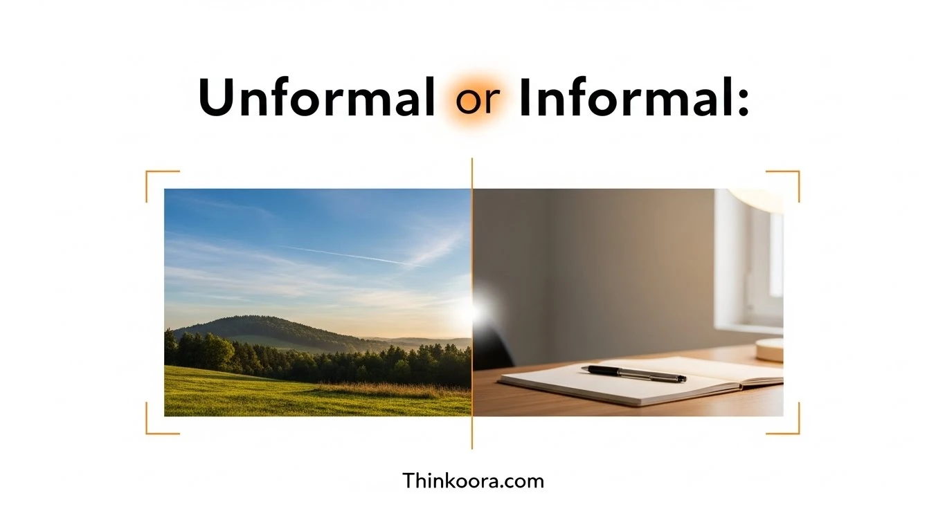 Unformal or Informal