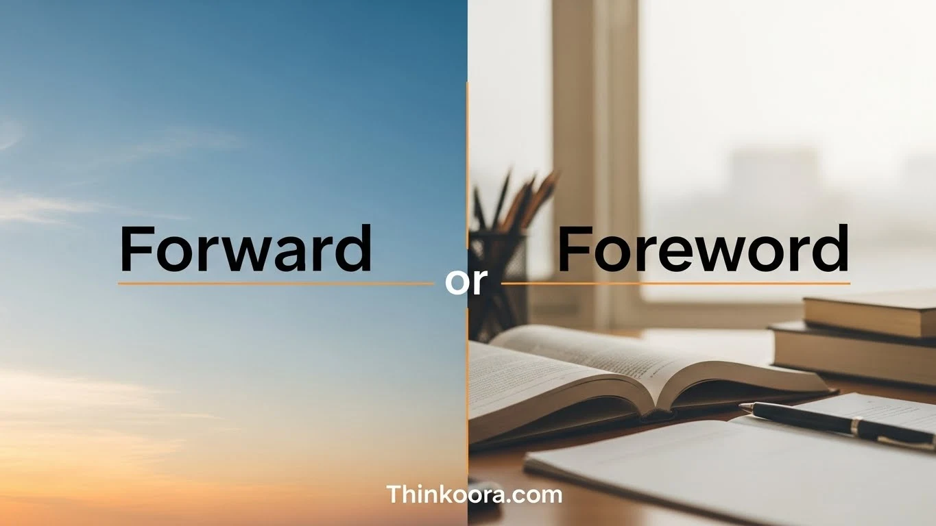 Forward vs Foreword