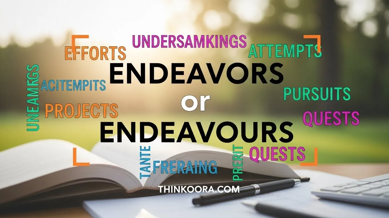 Endeavors or Endeavours