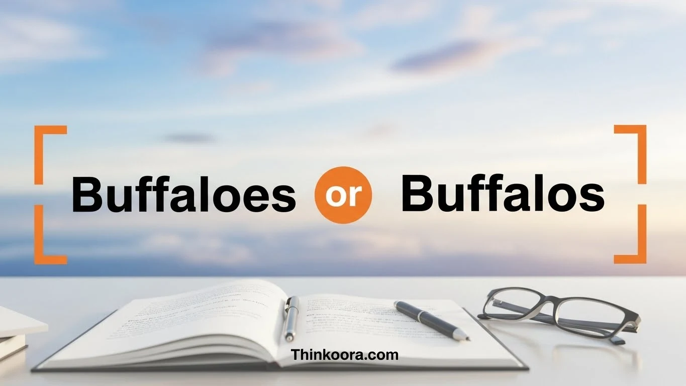 Buffaloes or Buffalos
