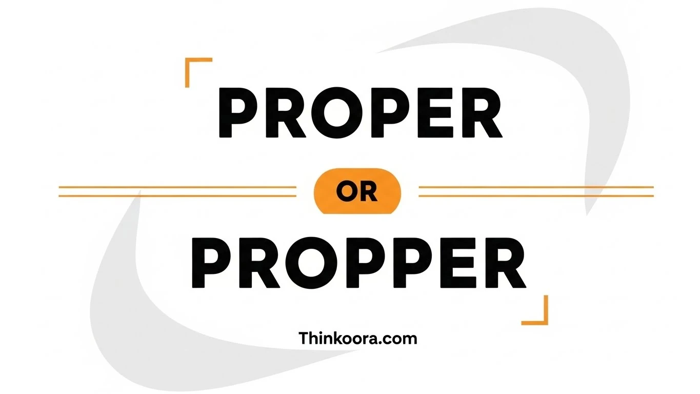 Proper or Propper