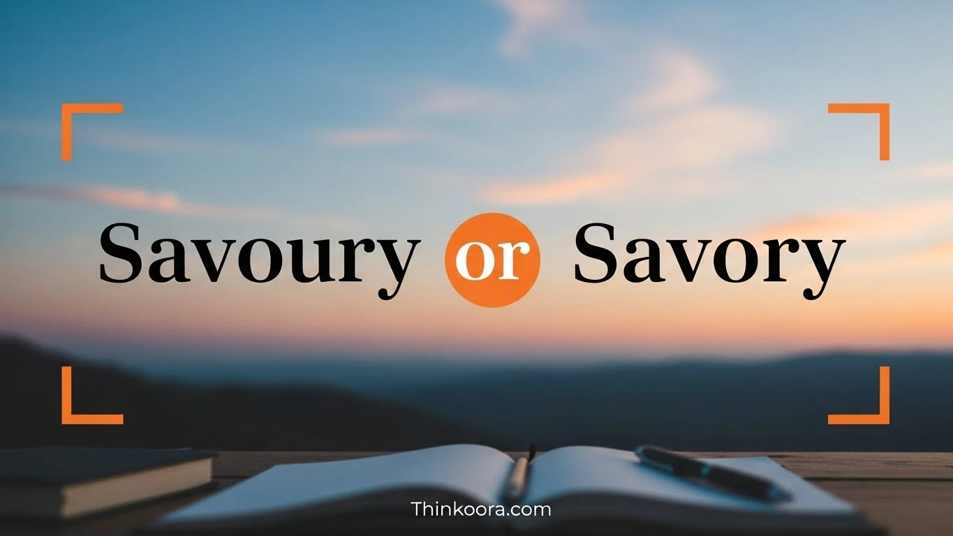 Savoury or Savory