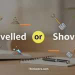 Shovelled or Shoveled