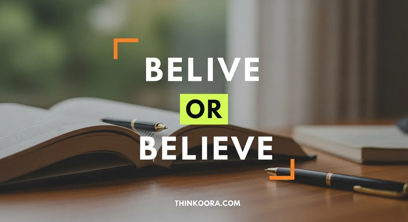 Belive or Believe