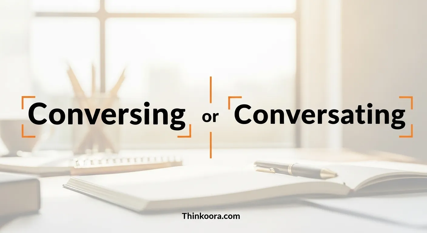 Conversing or Conversating