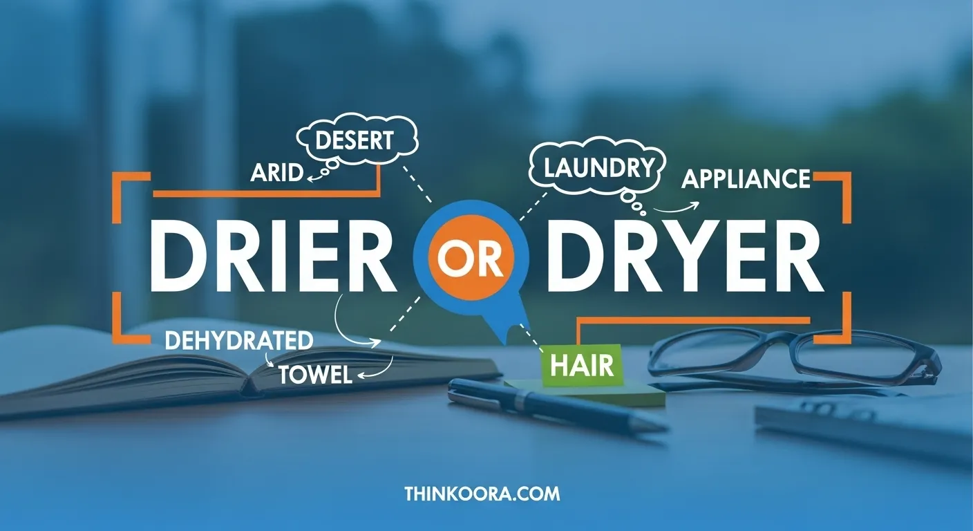 Drier or Dryer