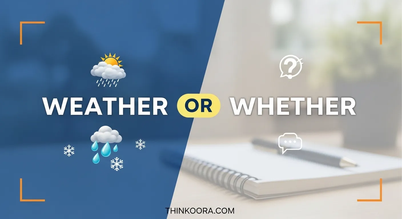 Weather or Whether