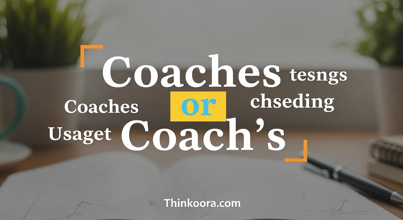 Coaches or Coach's