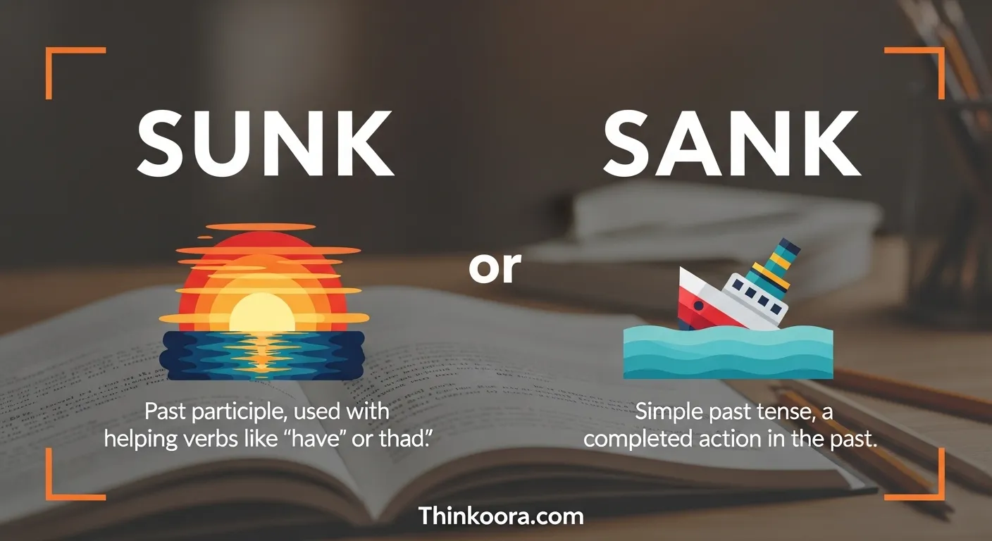 Sunk or Sank