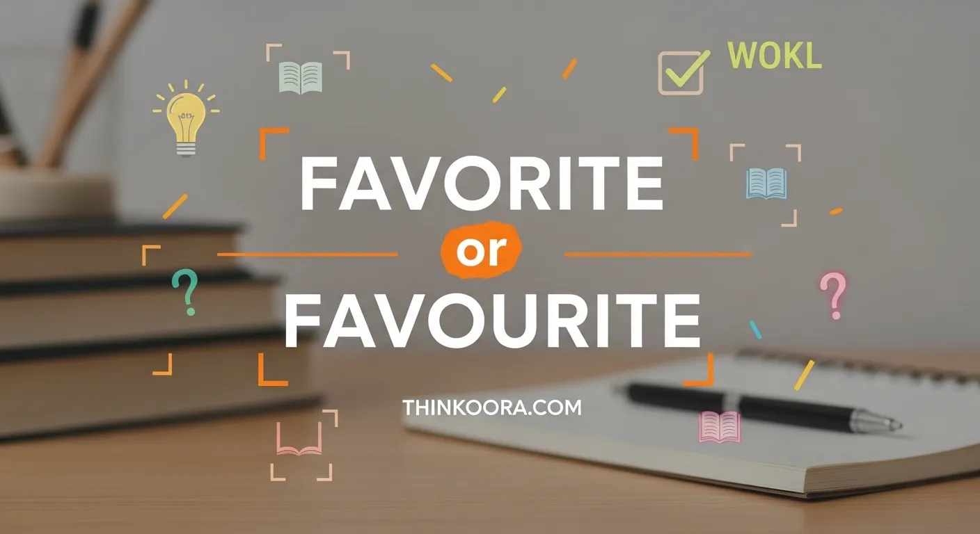 Favorite or Favourite
