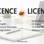 Licence or License